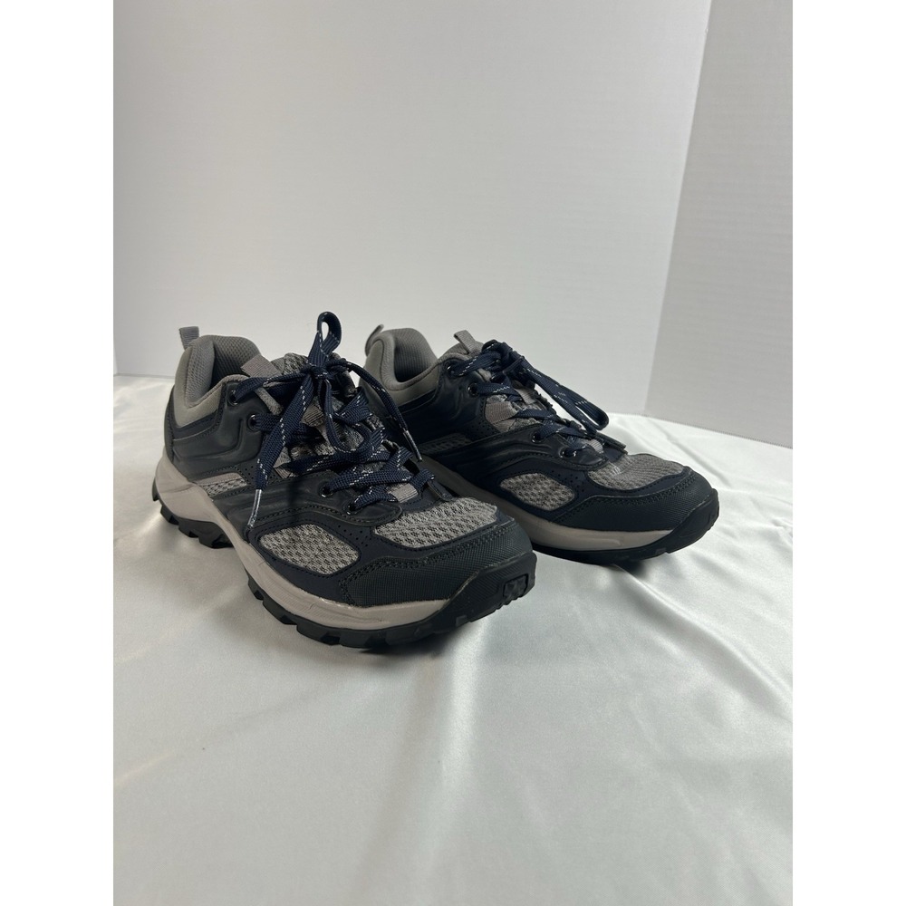 Camel Crown Women's Outdoors Shoes Size 8.5 Gray Blue Hiking Trail Lace Up